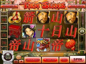 Ten Suns Slot Game